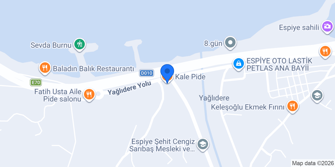 Kale Pide konumu