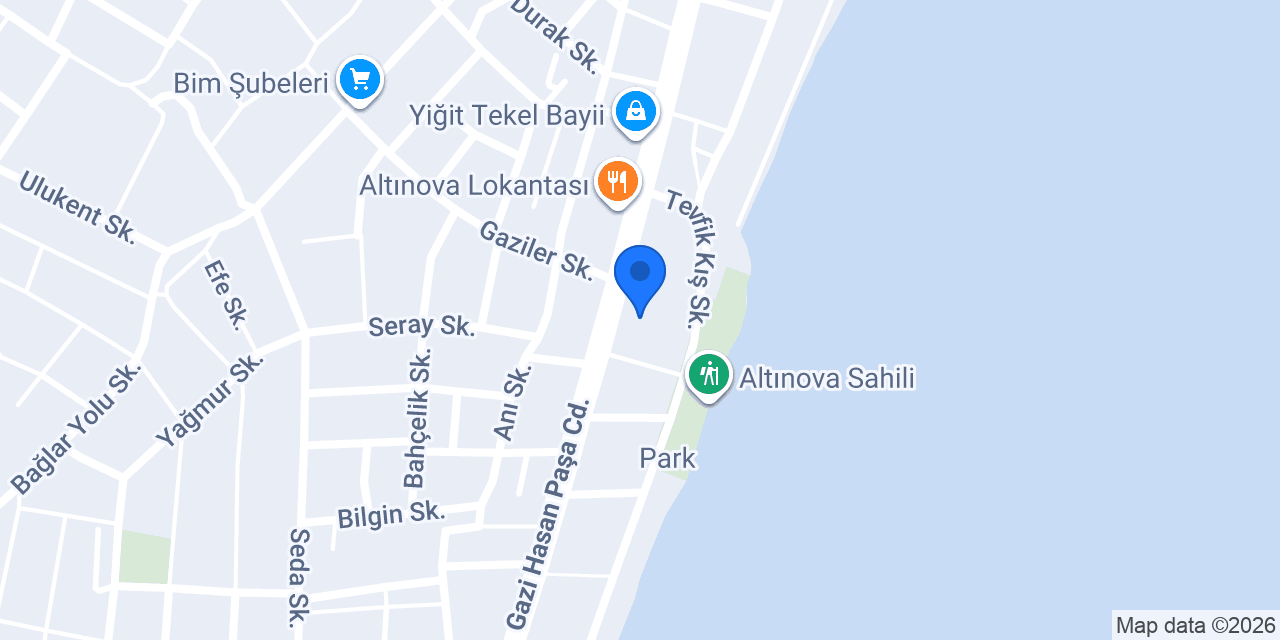 Bisanthe Home Mobilya Tekirdağ konumu
