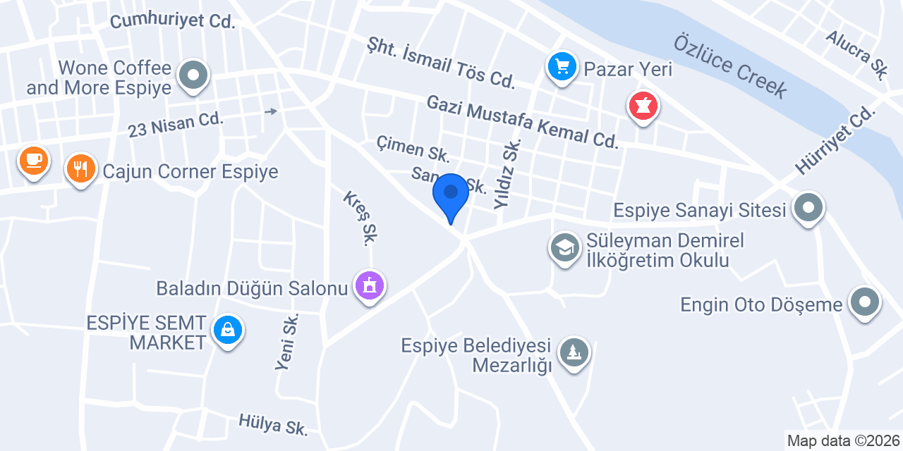 Mobilyen Mobilya Espiye konumu