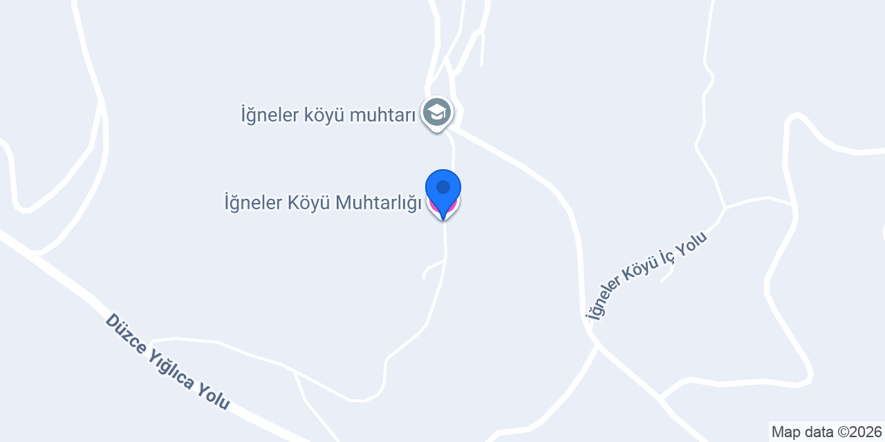İğneler Köyü Muhtarlığı konumu