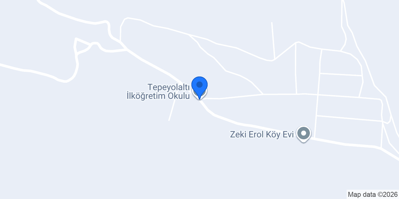 Tepeyolaltı İlköğretim Okulu konumu