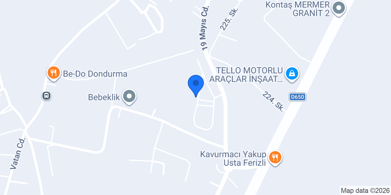 Zeki oto kaporta konumu