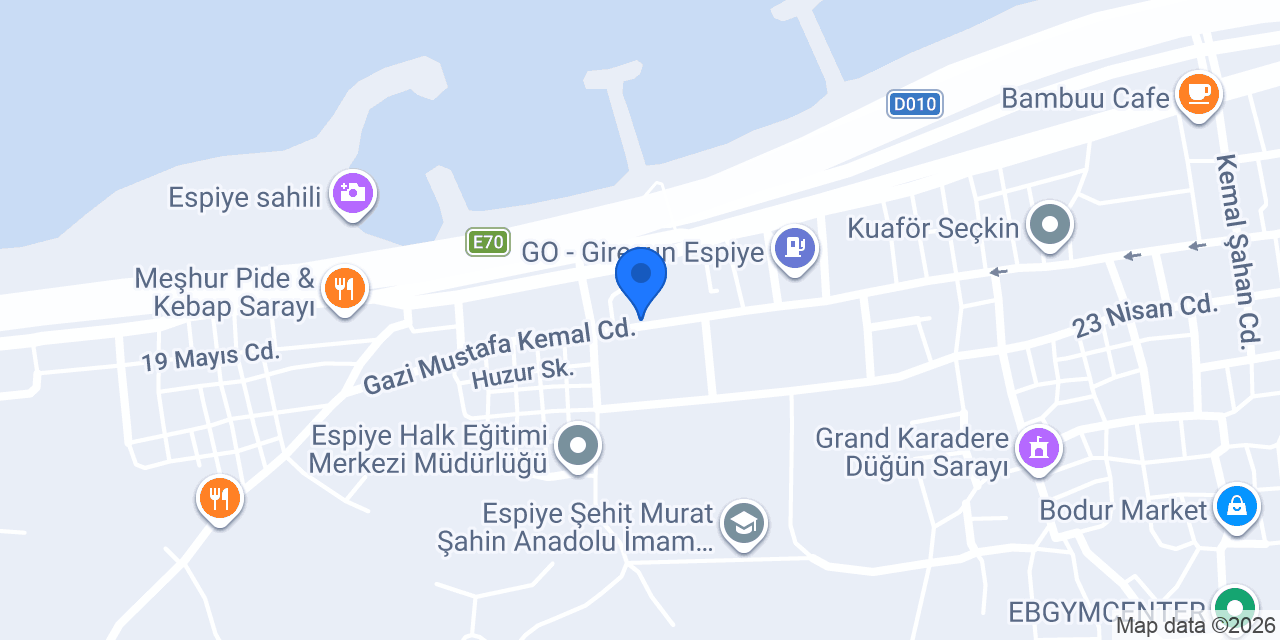 Espiye Veteriner Kliniği konumu