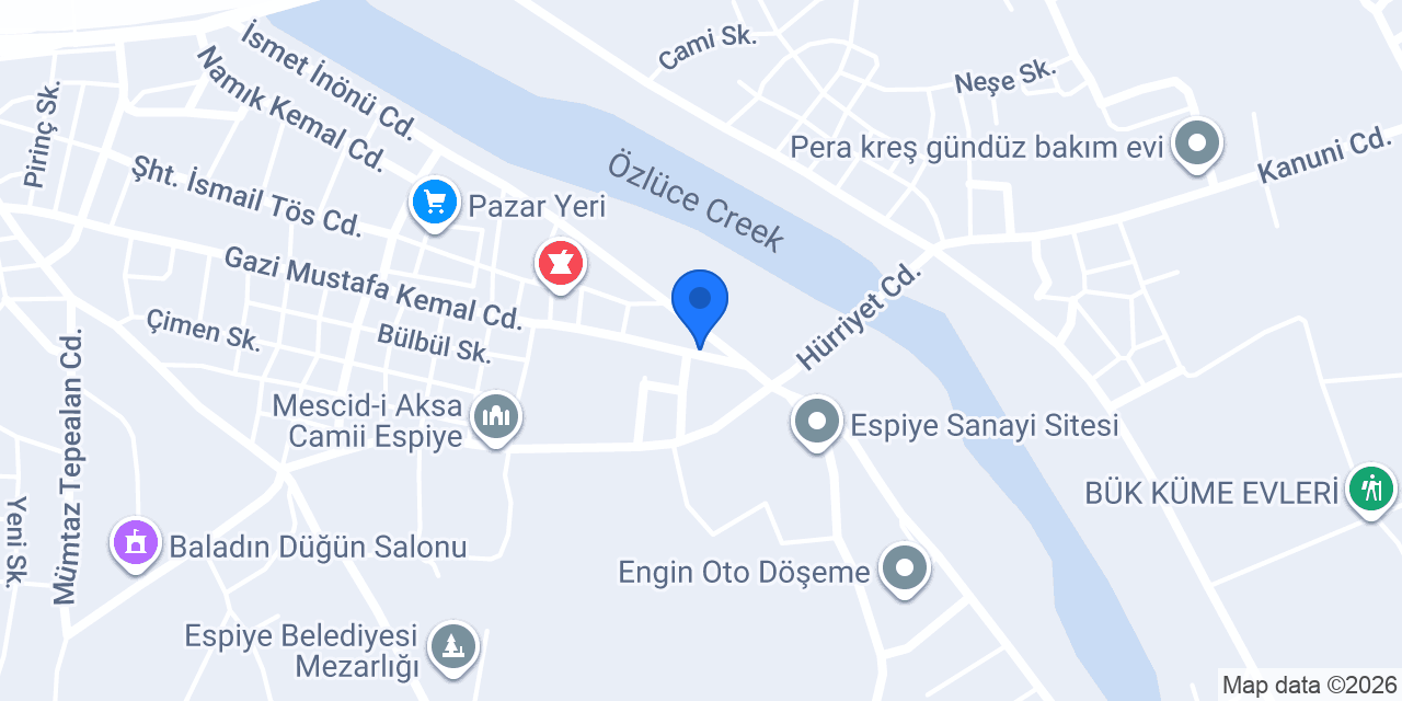 Komagene çiğköfte Espiye konumu