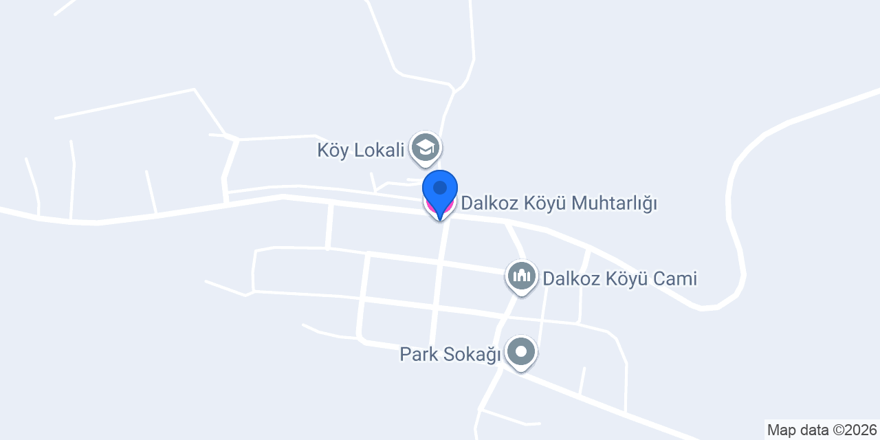 Dalkoz Köyü Muhtarlığı konumu