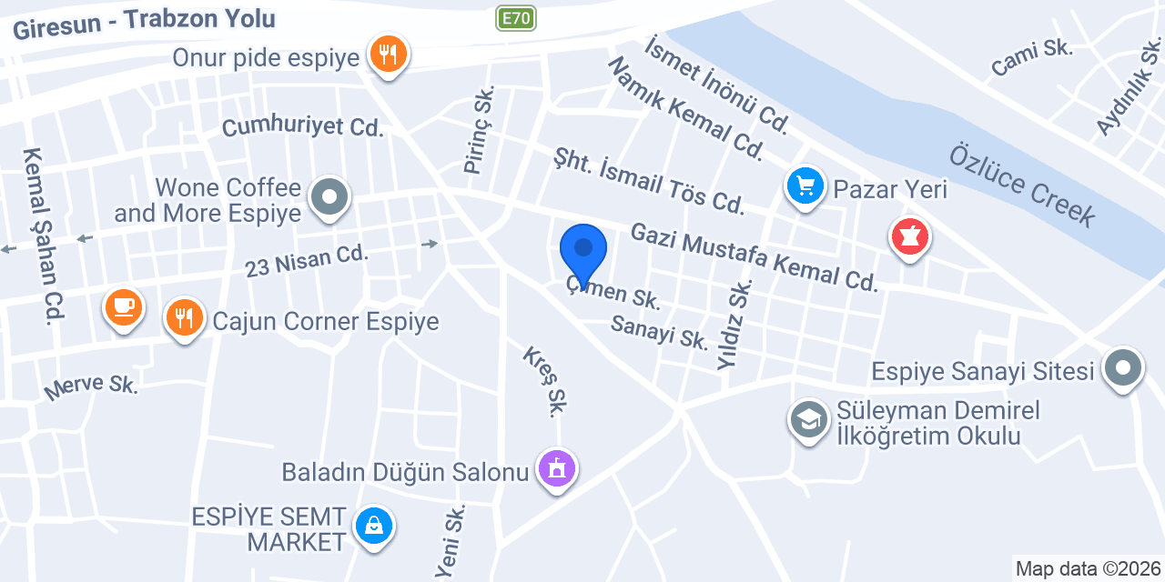 Prestij İnşaat konumu