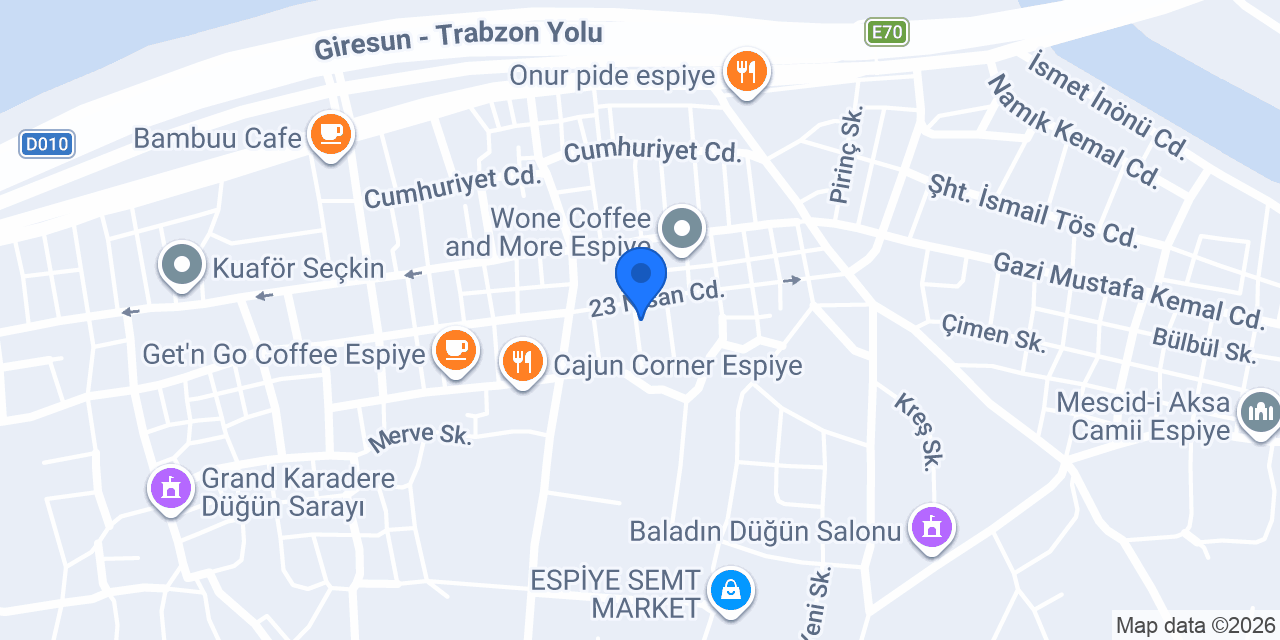 Köşem Tekel Bayi konumu