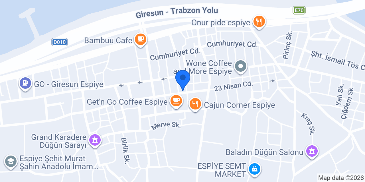 CRAZY DÖNER ESPİYE konumu