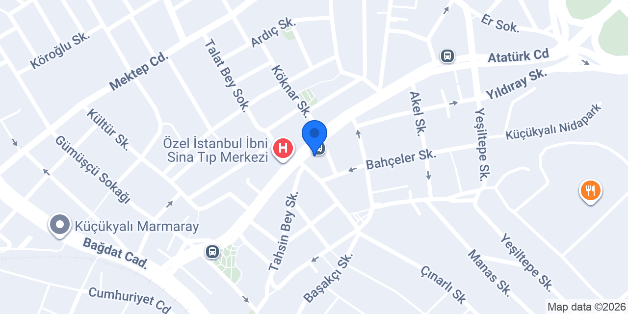 Küçükyalı Çiçek Evi konumu