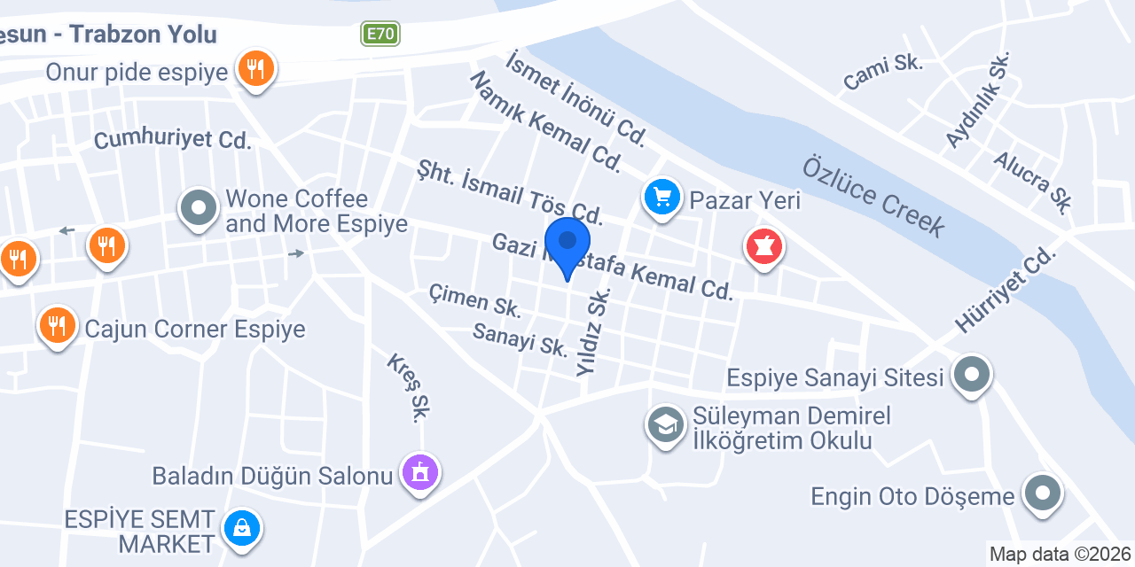 Elit Döner konumu