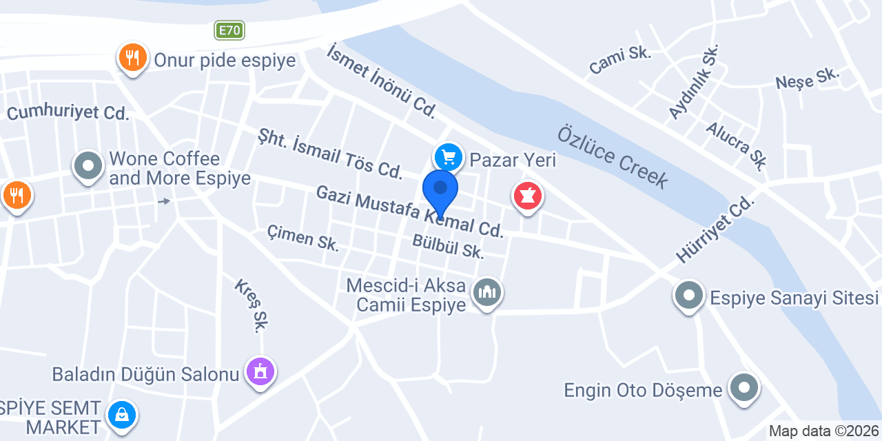 Köseoğlu Yapı Market konumu