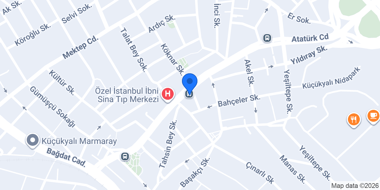Berk Çiftlik - Küçükyalı konumu