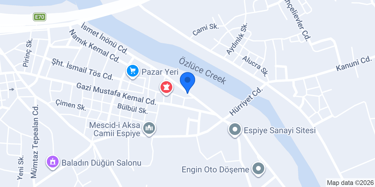 ULUÇİNAR MOBİLYA konumu