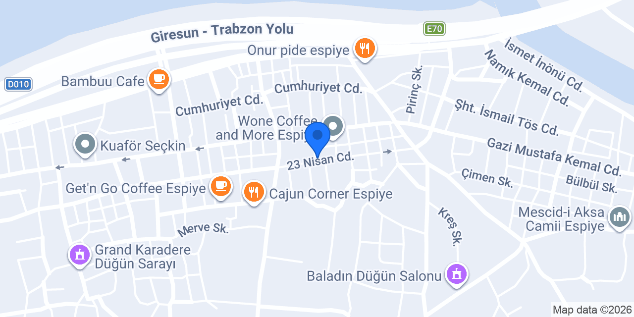 Efe Çiçek Evi konumu