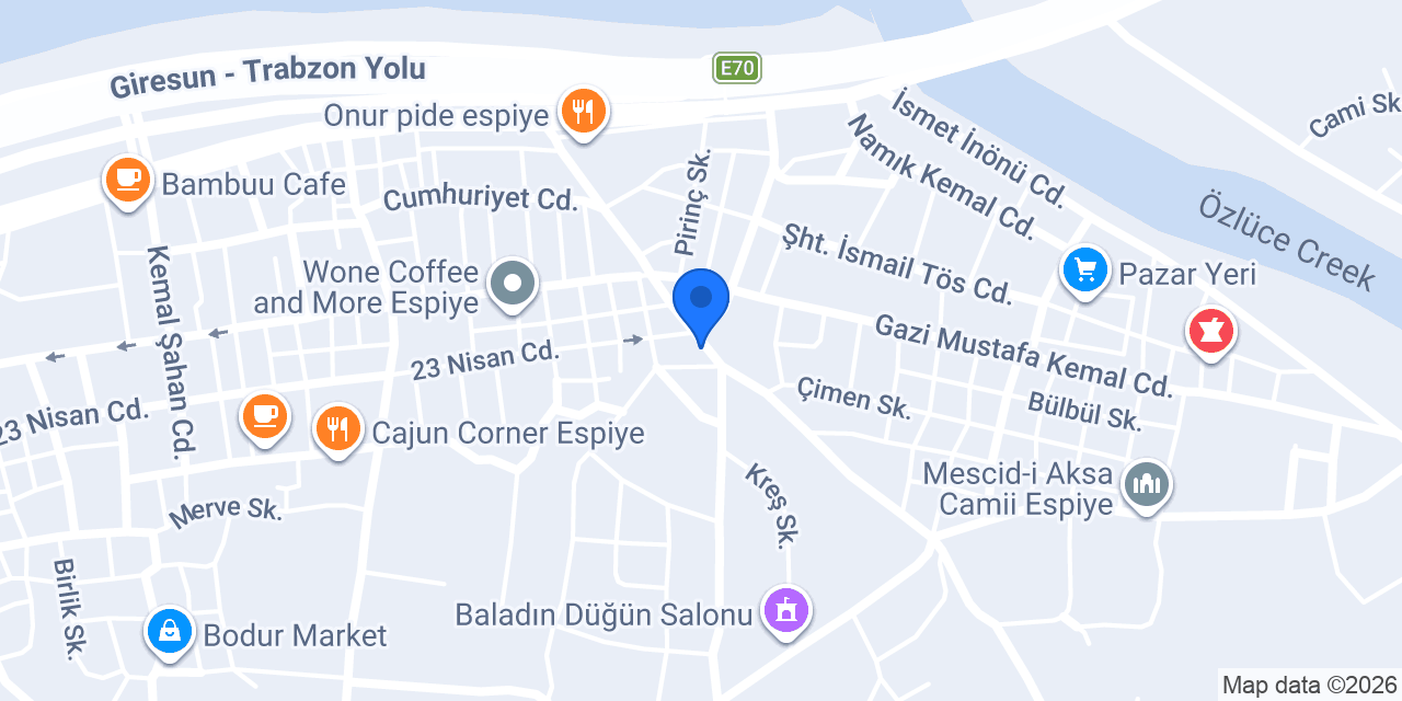 Boduroğlu Pen konumu