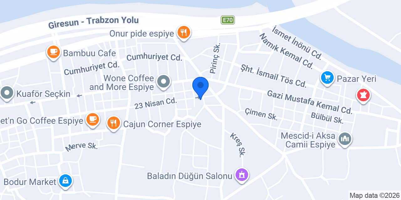 KUAFÖR İLKNUR konumu