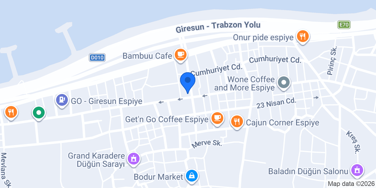 Akbank Espiye Şubesi konumu