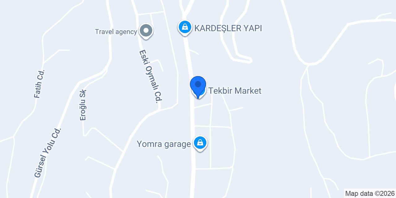 Tekbir Market konumu
