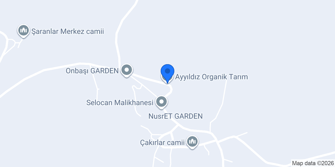 Ayyıldız Organik Tarım konumu