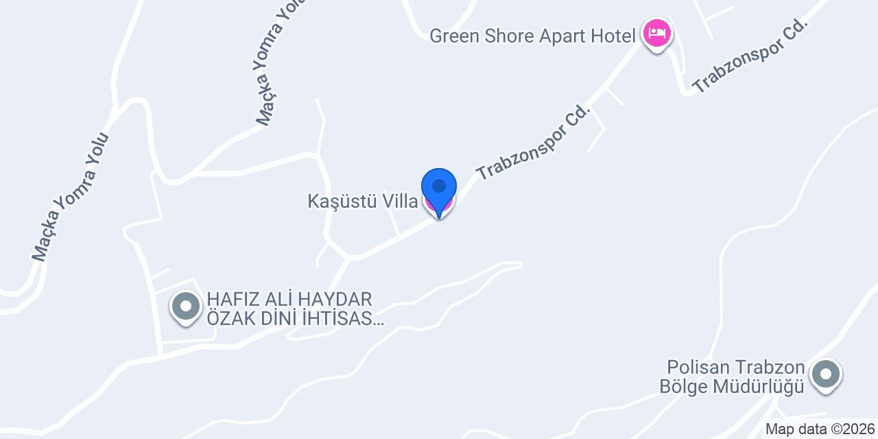 Kaşüstü Villa konumu