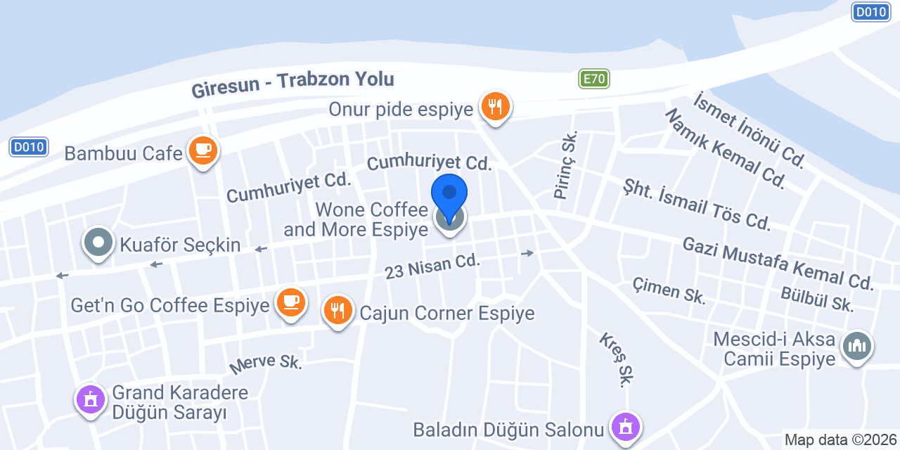 Bellona Adil Mobilya konumu