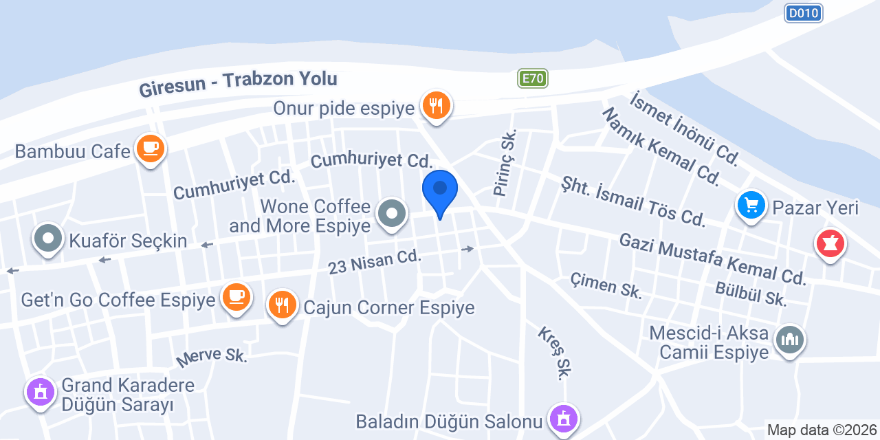 İsmet Mobilya konumu