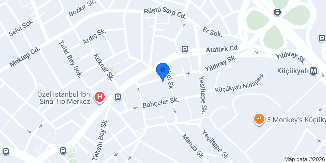 Atölye Mavi Baykuş konumu