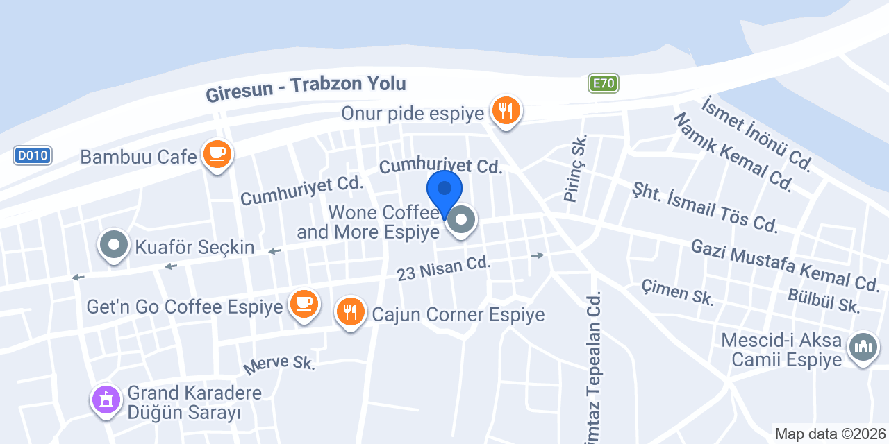 Modern Espiye Sürücü Kursu konumu