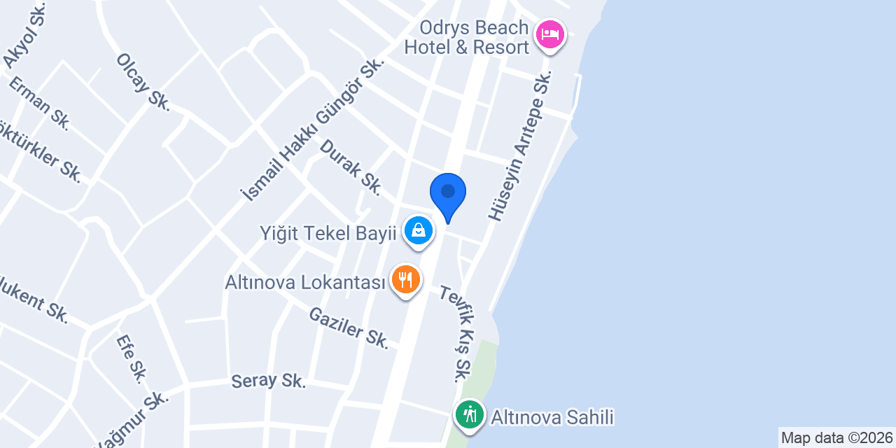 Öz Döner Altinova konumu