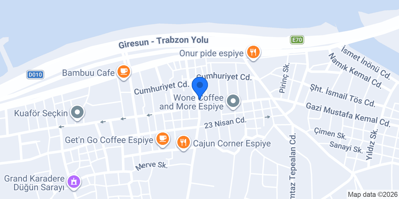 Yılmaz Ticaret konumu