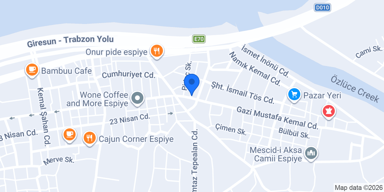 Kahvecioğlu Mobilya Beyaz Eşya konumu