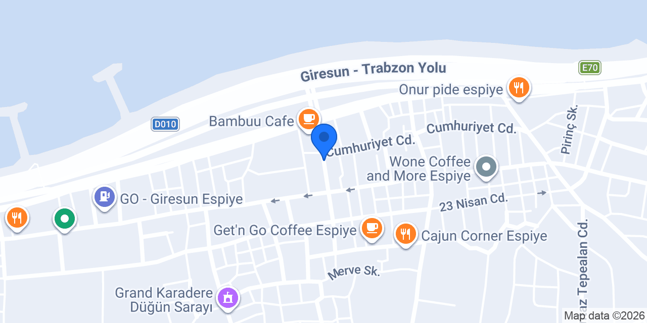 Yapı Kredi - Espiye Şubesi konumu