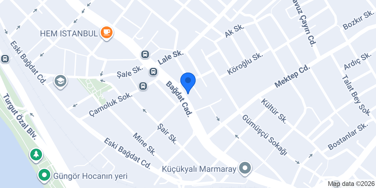 Yapı Kredi - Küçükyalı Şubesi konumu