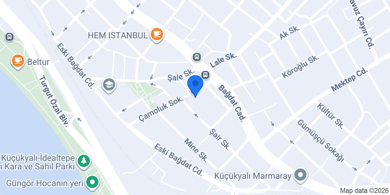 Uzm. Klinik Psikolog Gülce Algur Çataltepe konumu