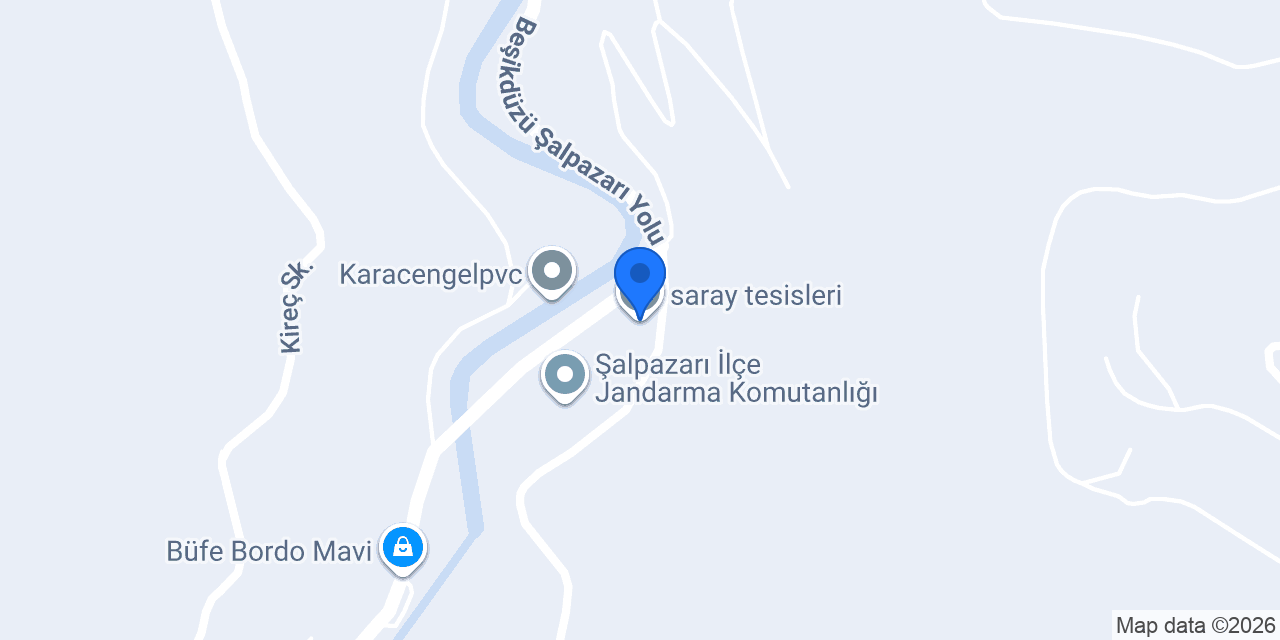 saray tesisleri konumu