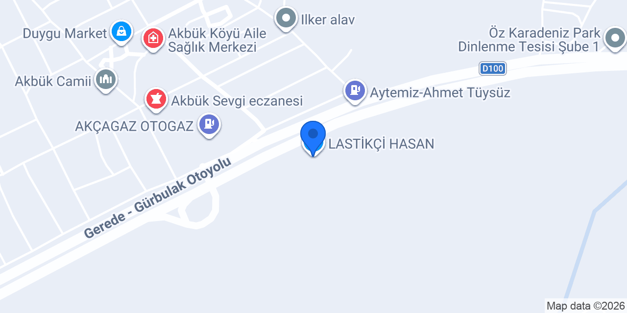 OTO LASTIK VE YOL YARDIMI konumu