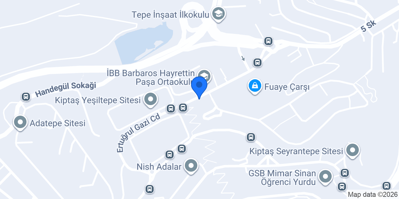Maviş çiçekçi konumu