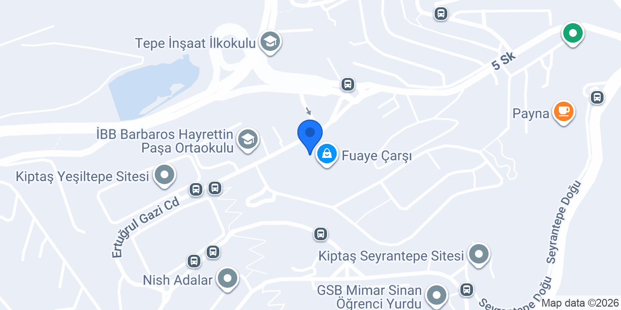 PandAtölye konumu