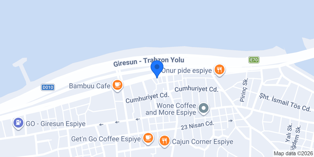 ESPİYE İTFAİYE konumu