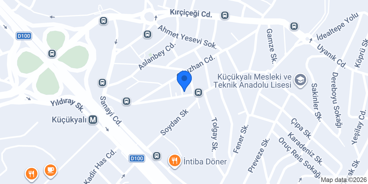 Nur Ekmek Fırını konumu
