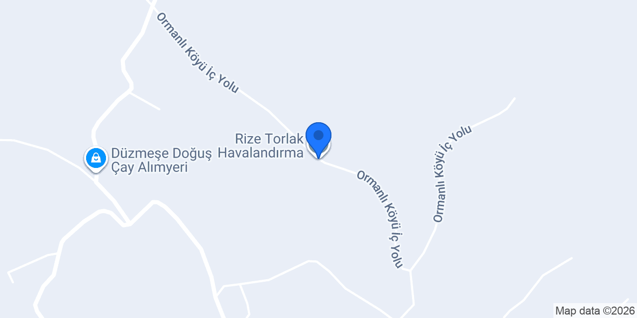 Rize Torlak Havalandırma konumu