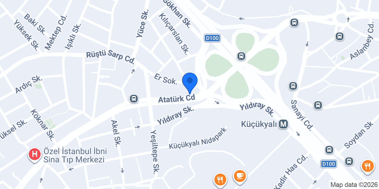 Özlem Terzi Atölyesi konumu