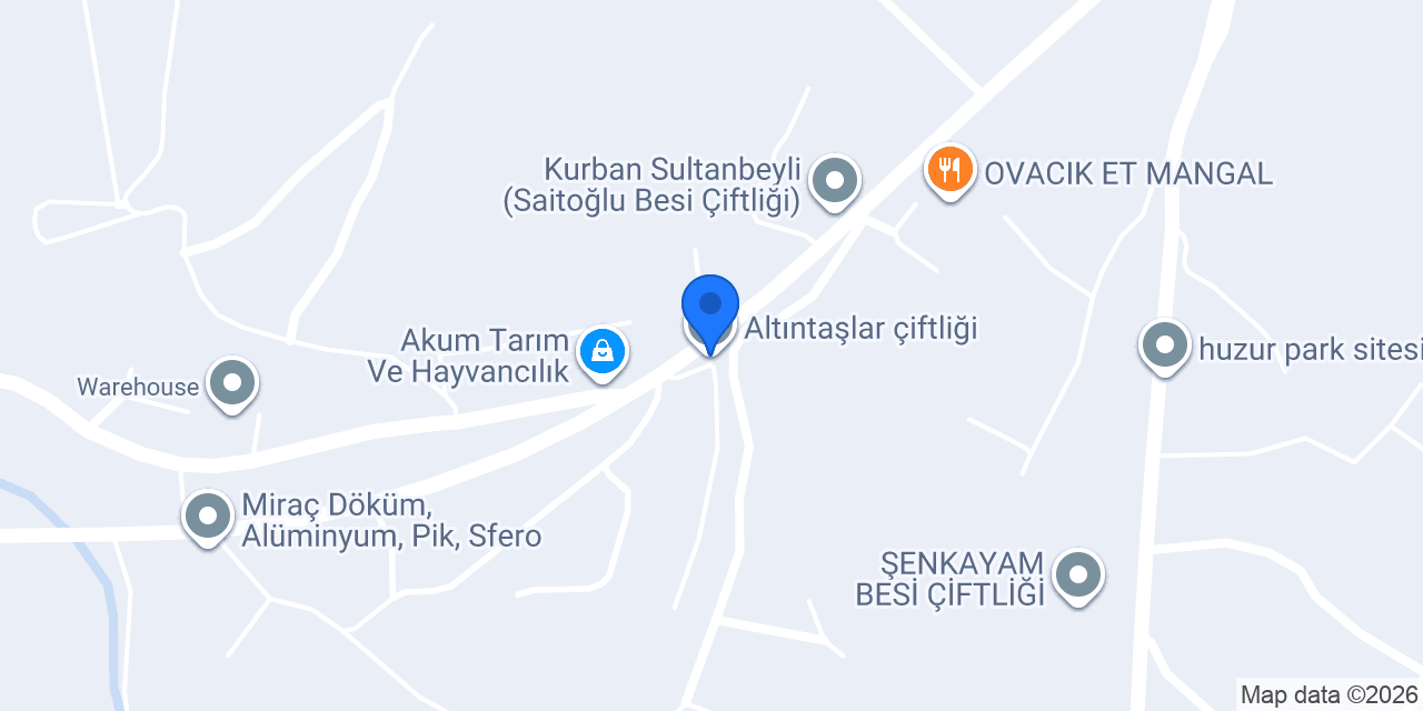 Altıntaşlar çiftliği konumu