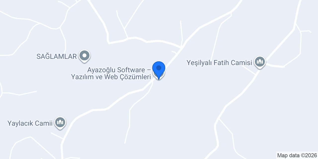 Ayazoğlu Software – Yazılım ve Web Çözümleri konumu