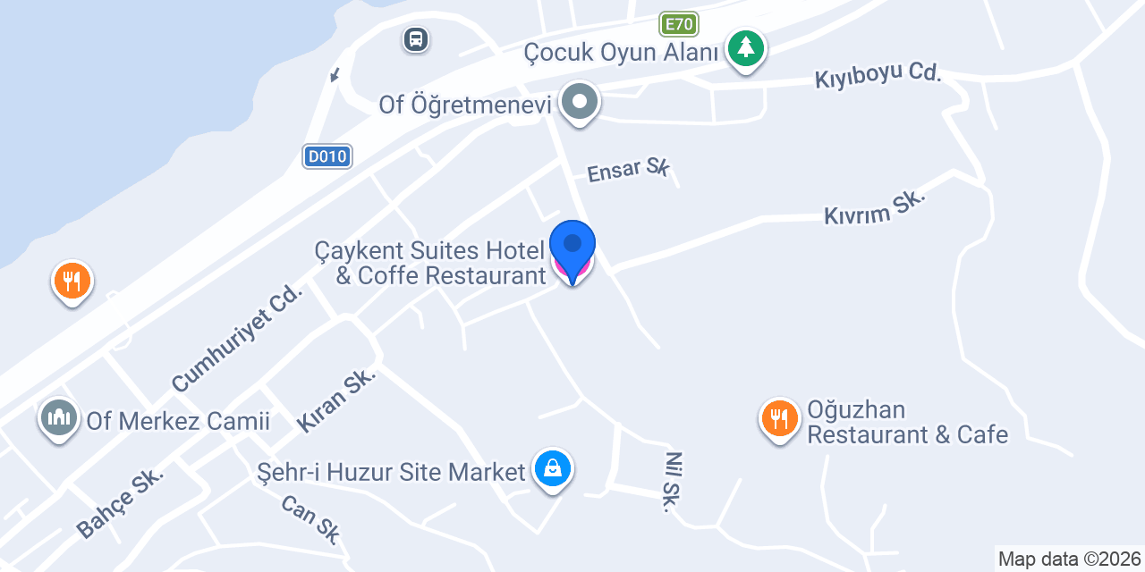 Çaykent Suites Hotel & Coffe Restaurant konumu