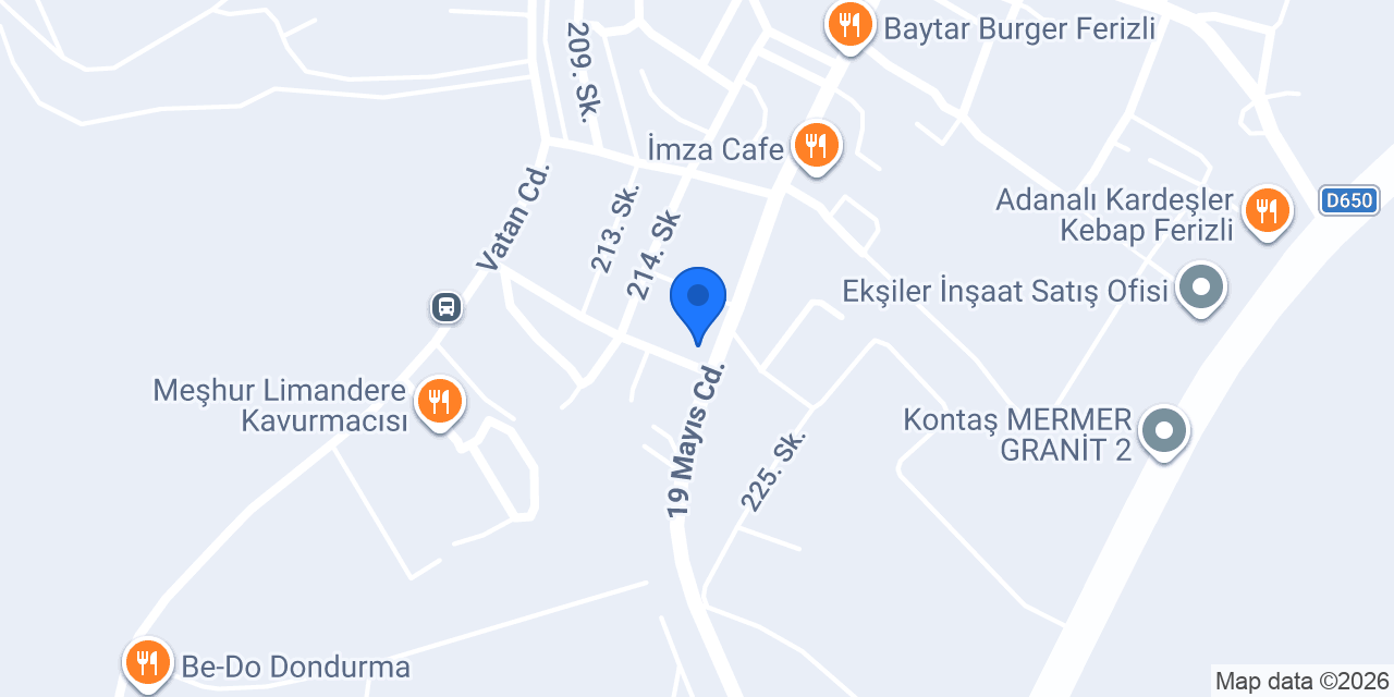 Karamanoğlu DK Ferizli Emlak konumu