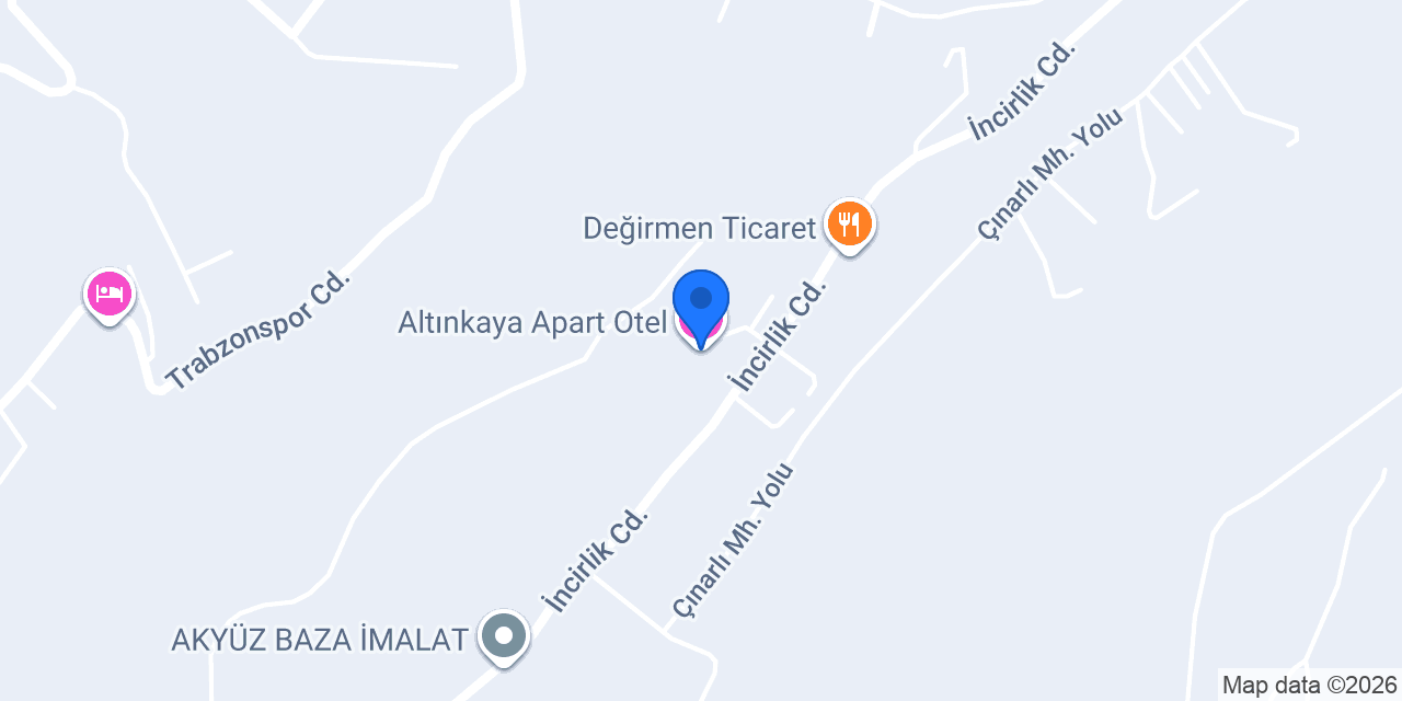 Altınkaya Apart Otel konumu