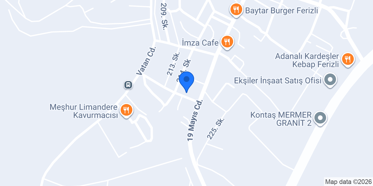 Gülmez Dekorasyon konumu