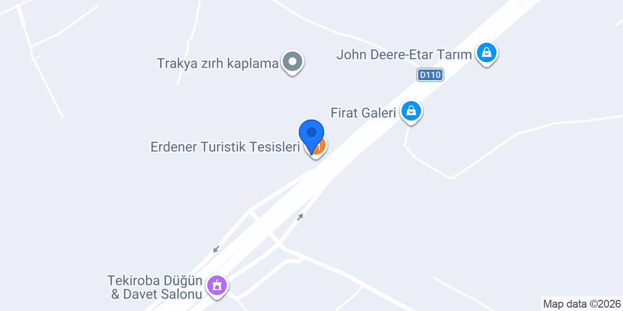Erdener Turistik Tesisleri konumu