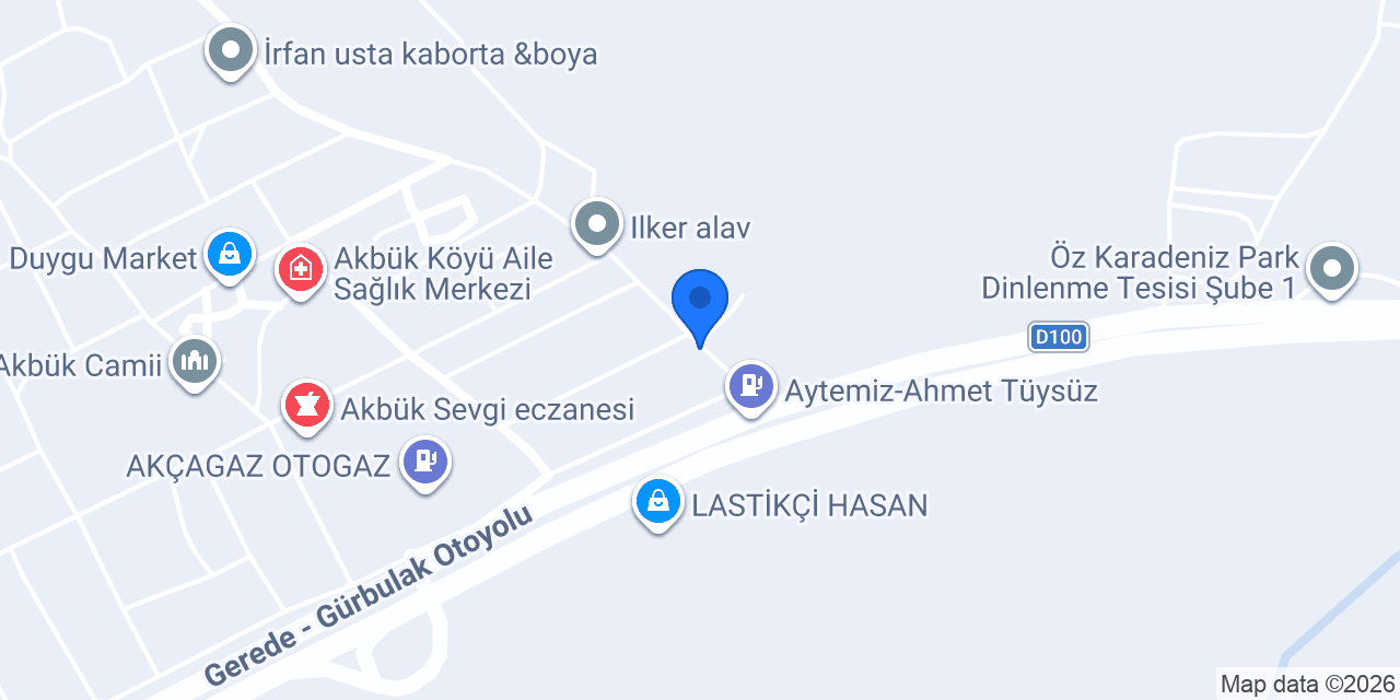 Akbük Köyü Muhtarlığı konumu